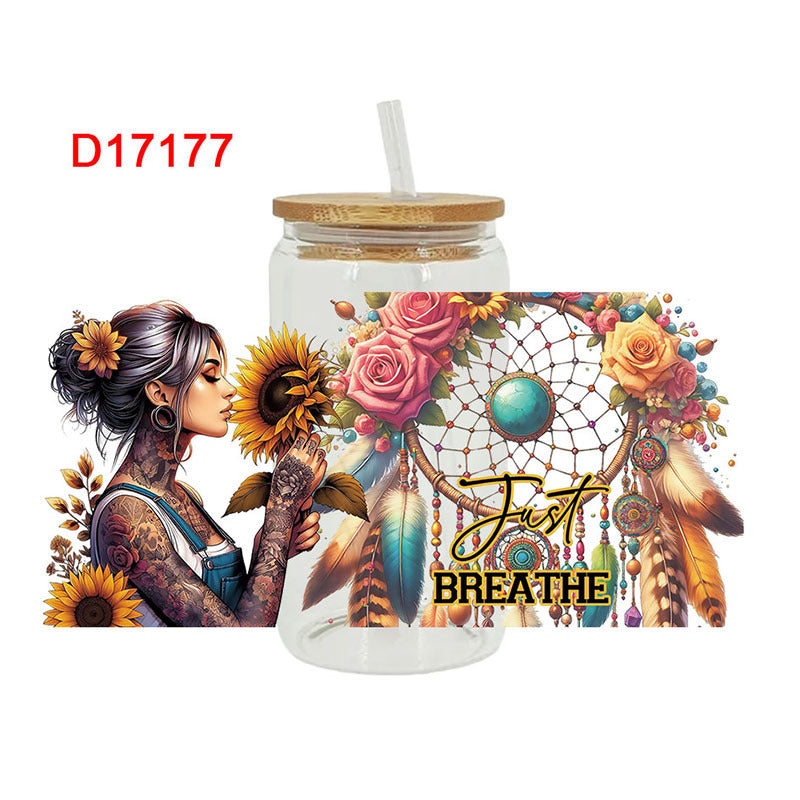 Wholesale UV Transfer Paste Glass Crystal Label Crystal Paste 16OZ UV DTF WRAPS