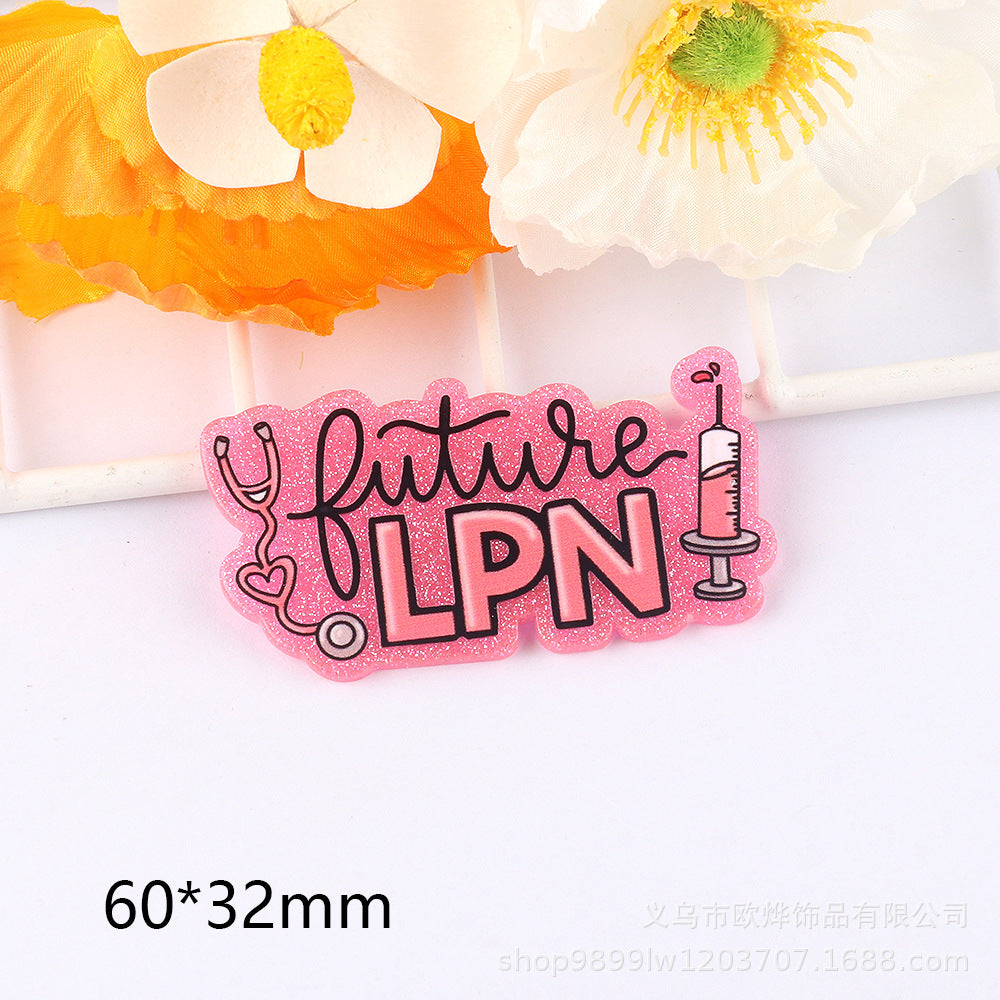 Wholesale 10pcs Cute Cartoon Character Acrylic Flatback Charm