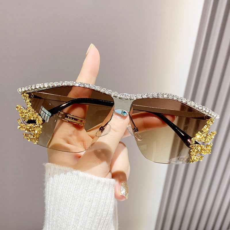 Wholesale Metal Diamond Sunglasses