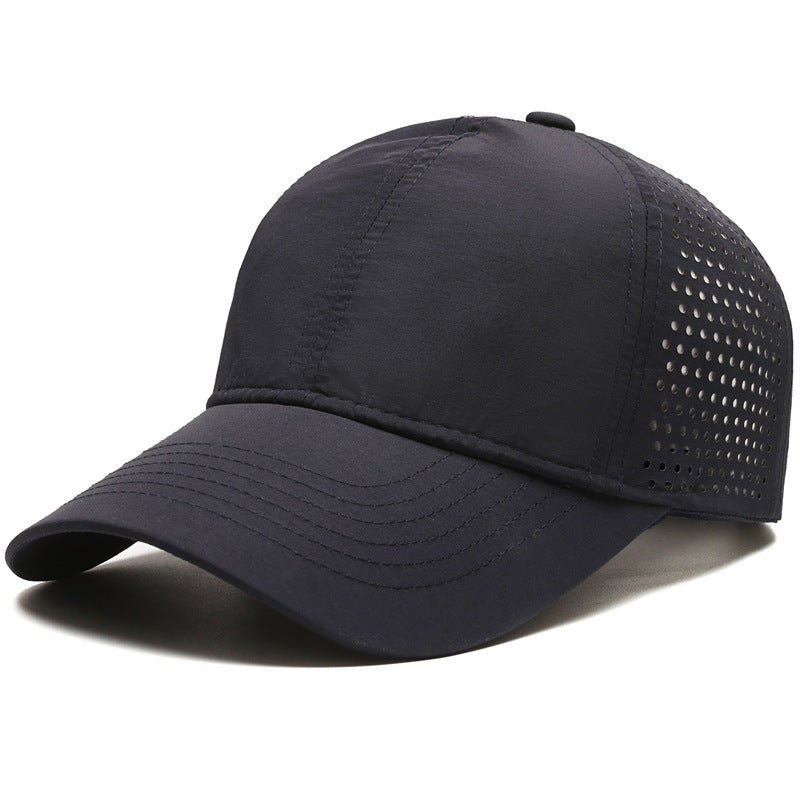 Wholesale Men's Summer Thin Breathable Mesh Big Head Circumference Sports Baseball Sunscreen Visor Cap