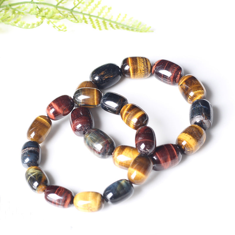 Wholesale Raw Ore Yellow Tiger Stone Bracelets