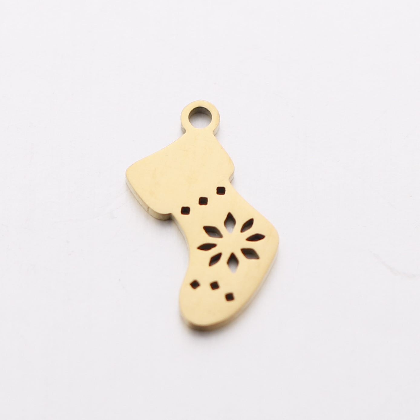 Wholesale Stainless Steel Christmas Snowman Fawn Christmas Tree Snowflake Pendant Accessories DIY