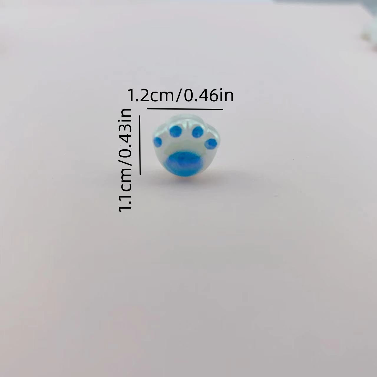 Wholesale 10PCS Plated Cat's Claw Acrylic Beads