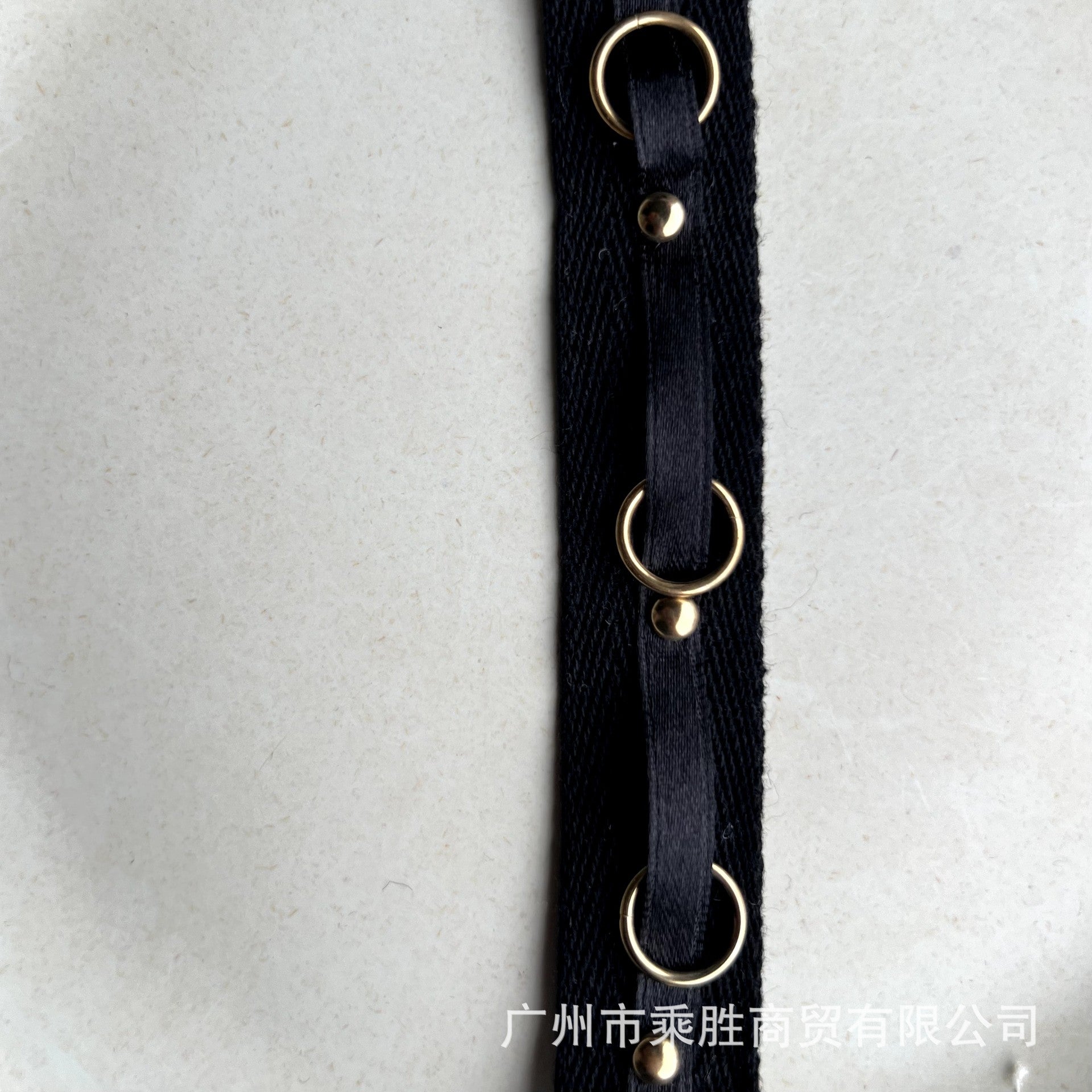 Wholesale Spot Herringbone Cotton Belt Metal Nail Circle Webbing Sponge Belt Luggage Clothing Shoes and Hats DIY Handmade Accessories