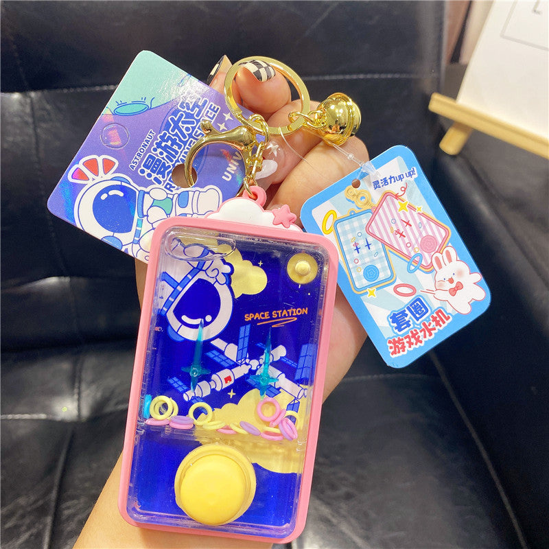 Wholesale Astronaut Unzip Game Water Machine Ferrule Keychains