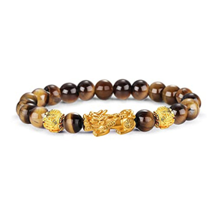 Wholesale Tiger Eye Stone Pixiu Lucky Pixiu Bracelet