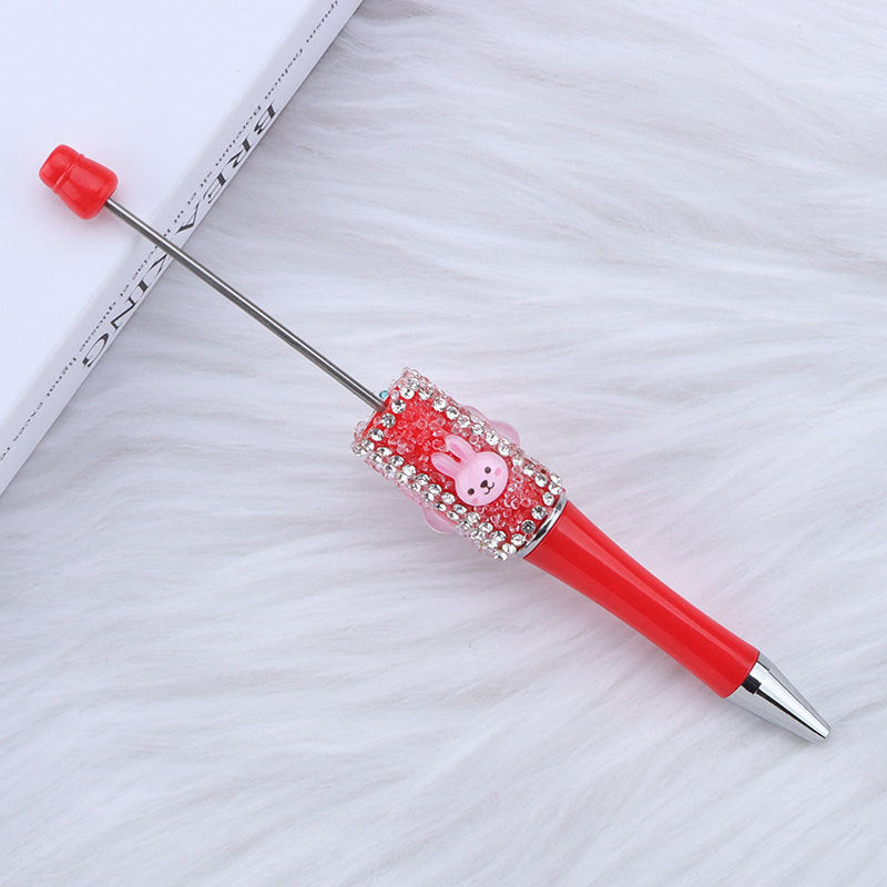 Wholesale DIY White Rabbit Sugar Bead Pen