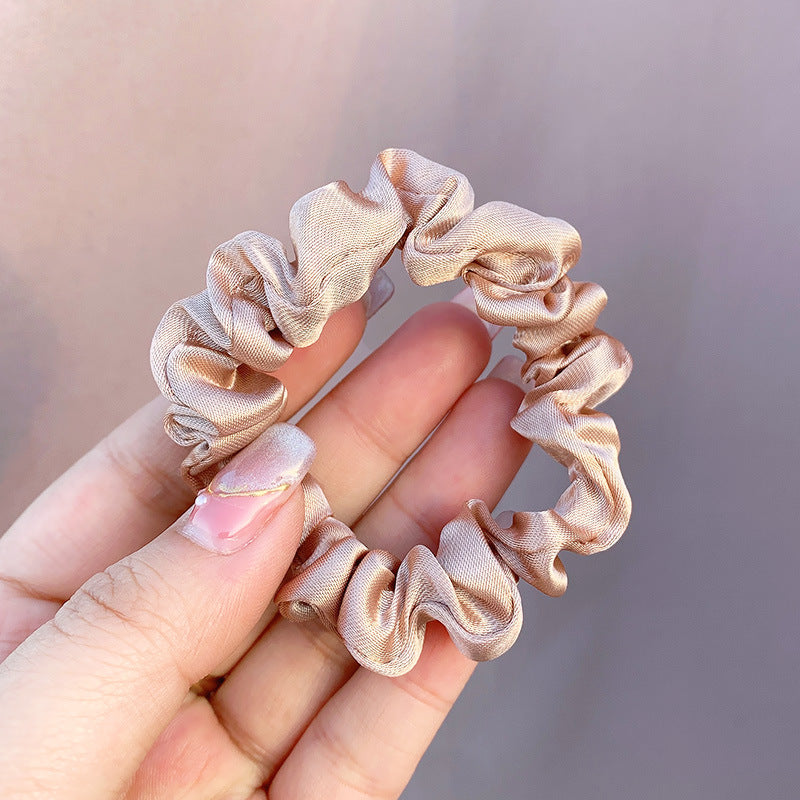 Wholesale Solid Color Fabric Large Intestine Hair Tie