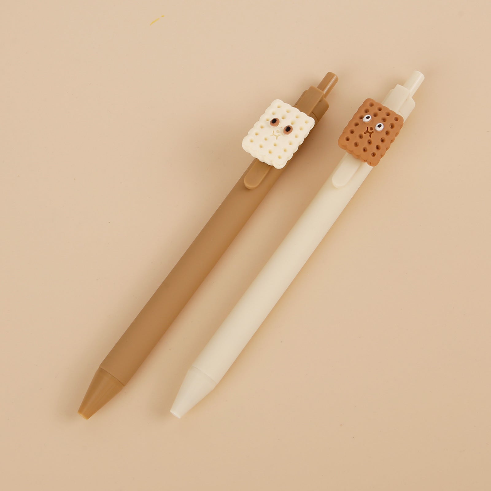 Wholesale Biscuit Shaped Plastic Ballpoint Pens