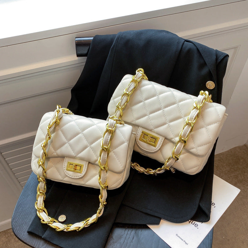 Wholesale Diamond Embroidery Chain Shoulder Armpit Small Square Bag