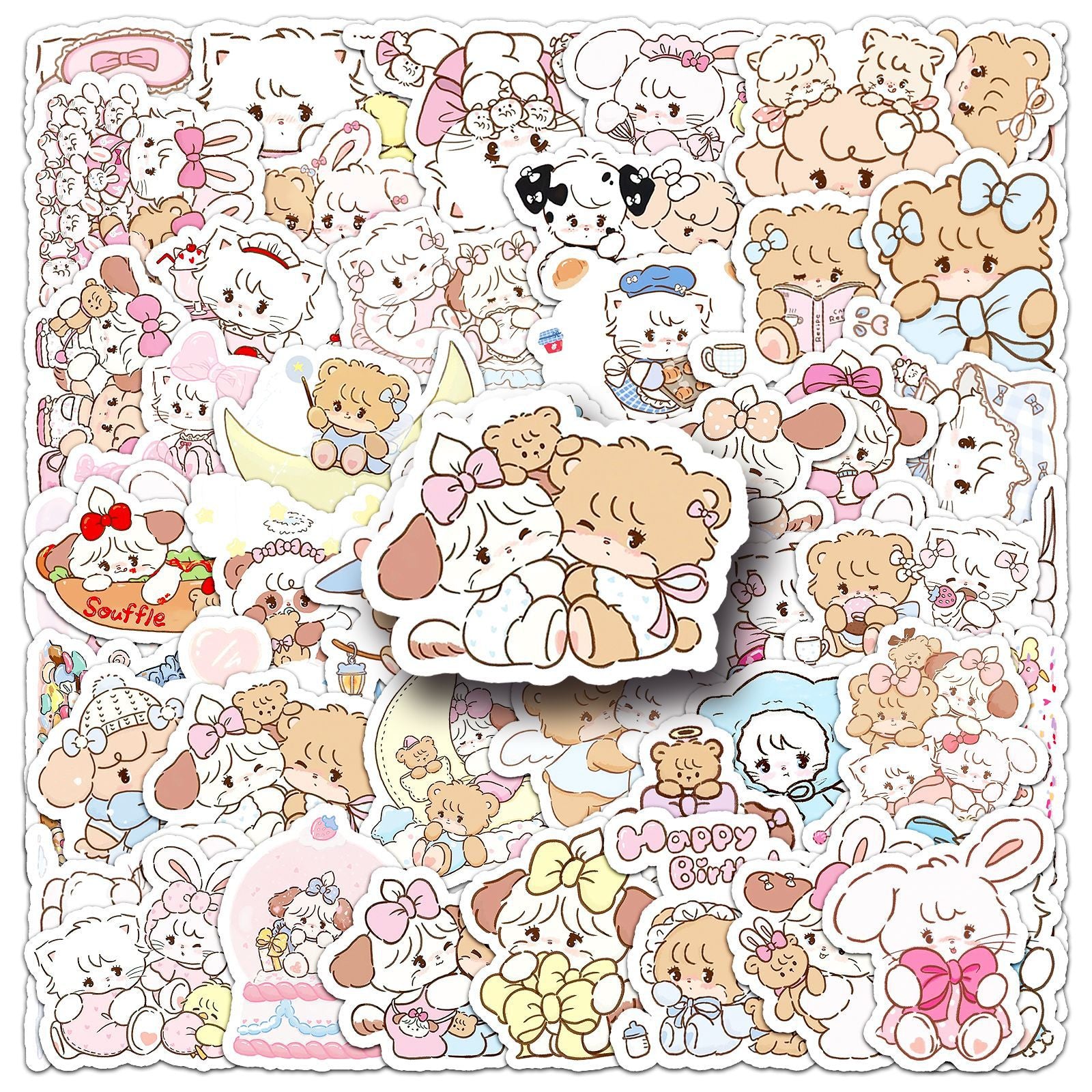 Wholesale 56 cute cartoon soft and able Mikko doodle stickers