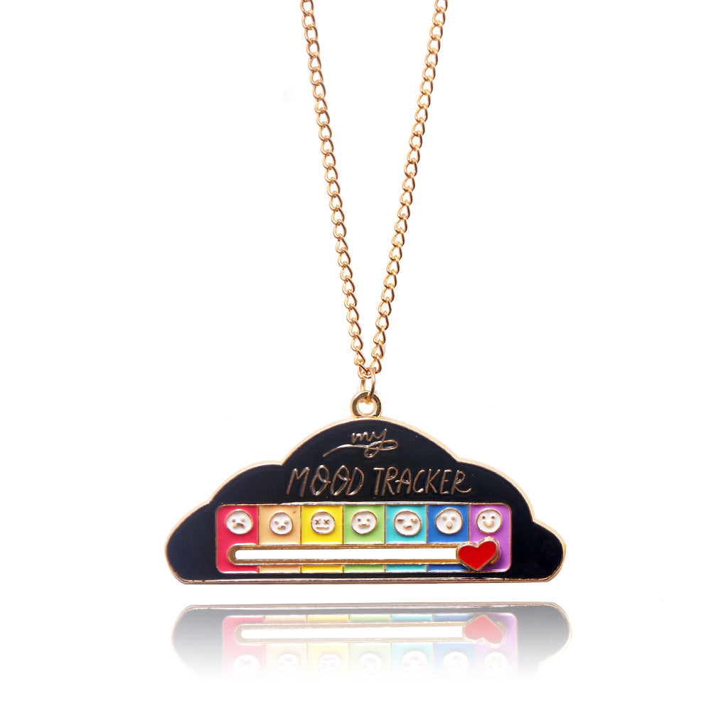 Wholesale Mood Expression Battery Power Creative Necklace