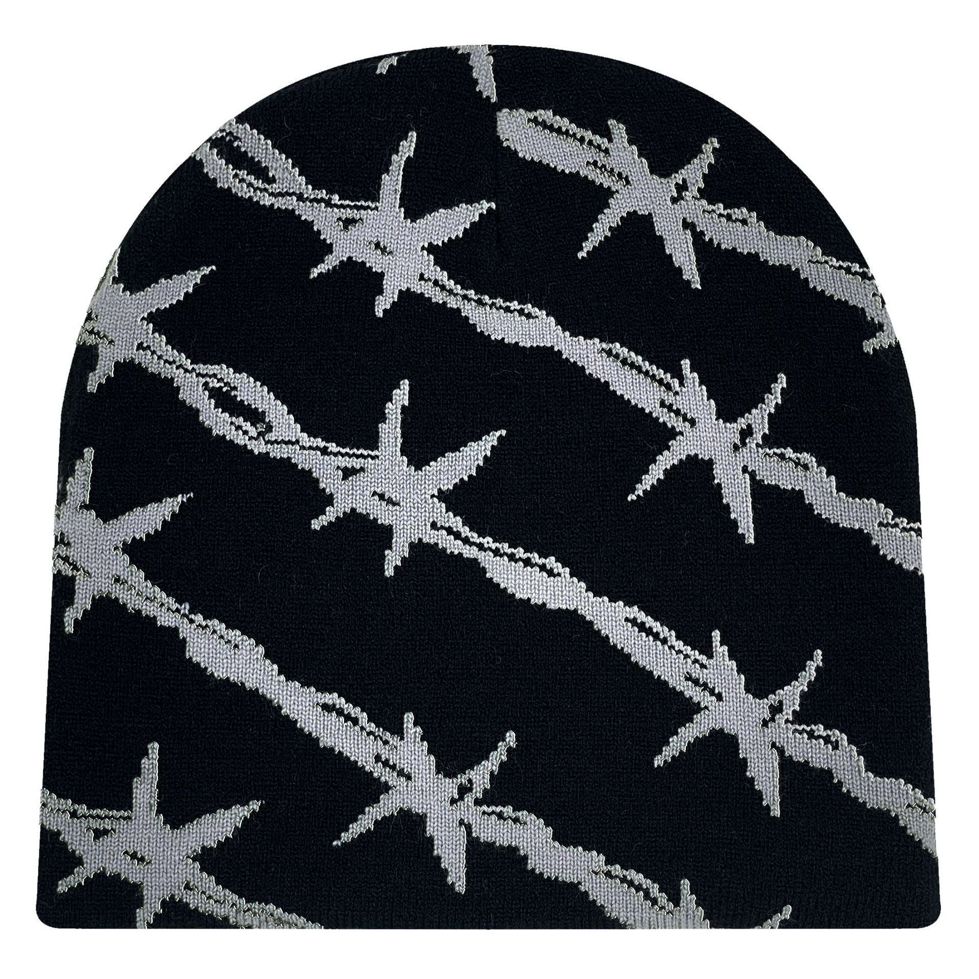 Wholesale Jacquard yarn double-layer knitting Winter Hat