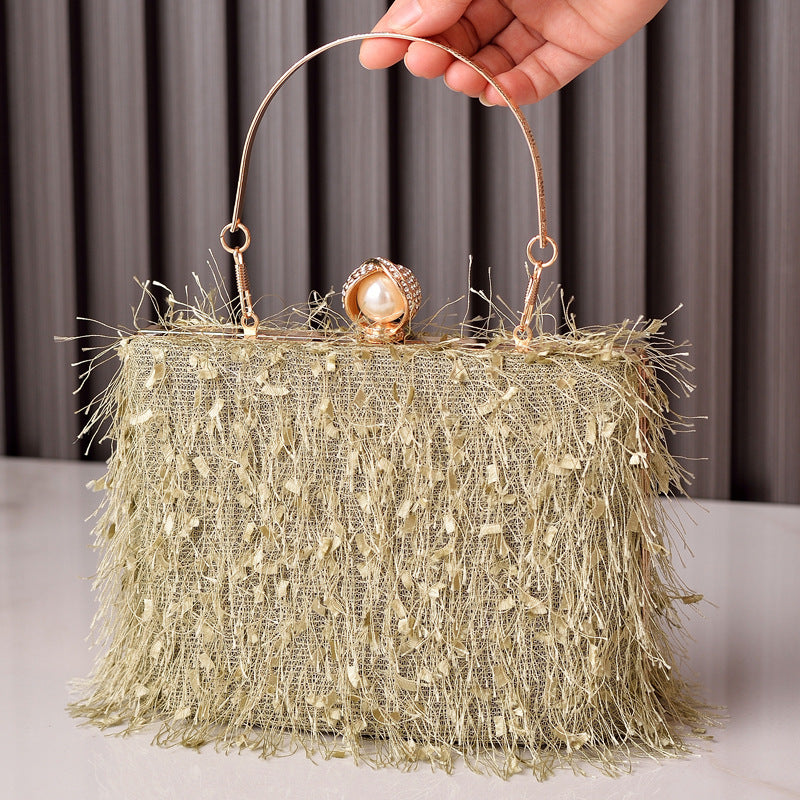 Wholesale Tassel Dinner PU Handbags