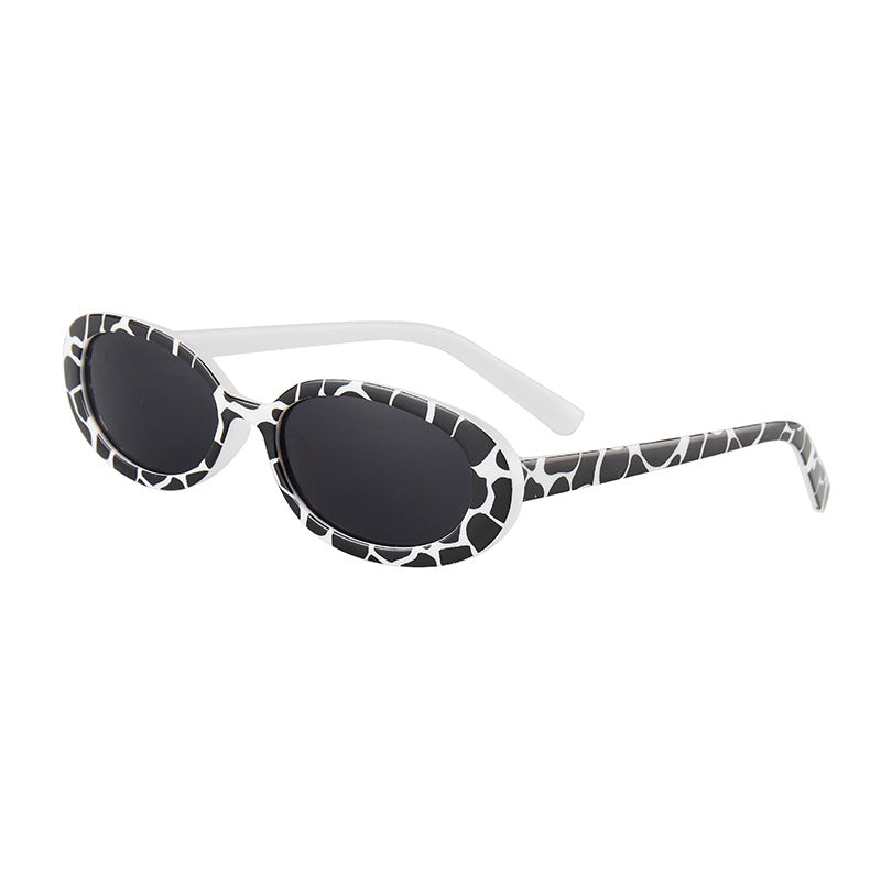 Wholesale Cow Pattern PC Sunglasses