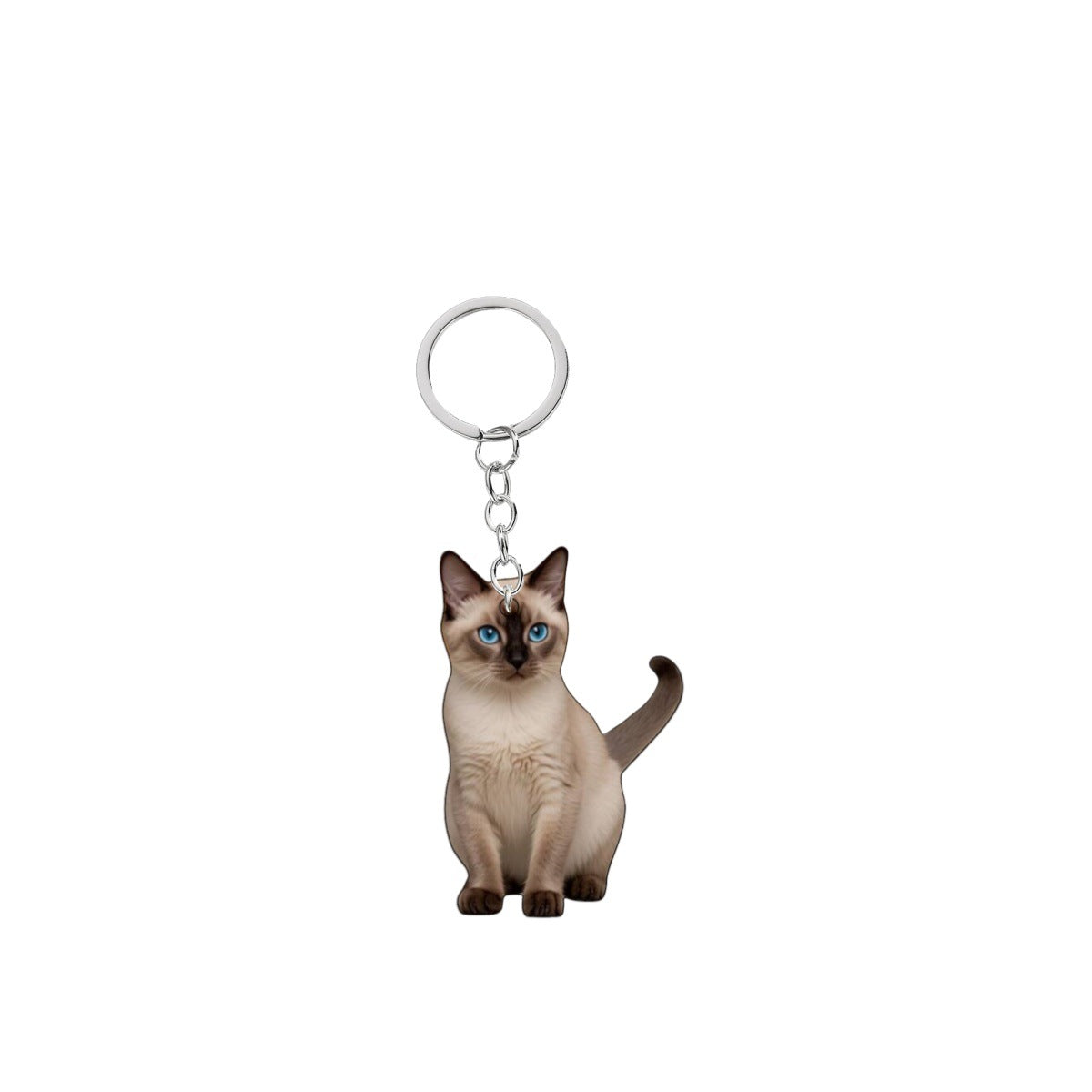 Wholesale Acrylic cute cat keychain