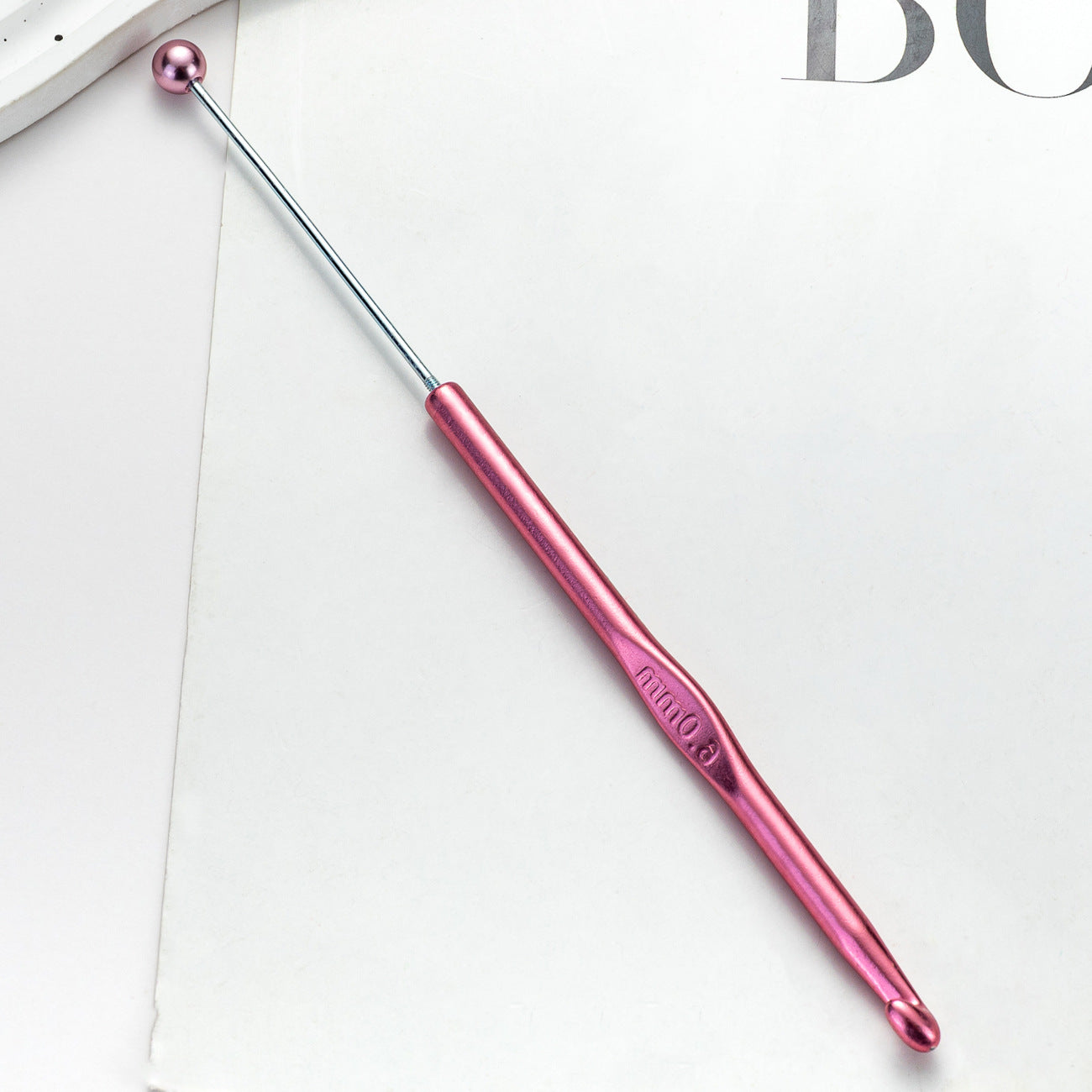 Wholesale 3mm 4mm 5mm 6mm DIY Bead Single Head Knitted Sweater Yarn Crochet Hook