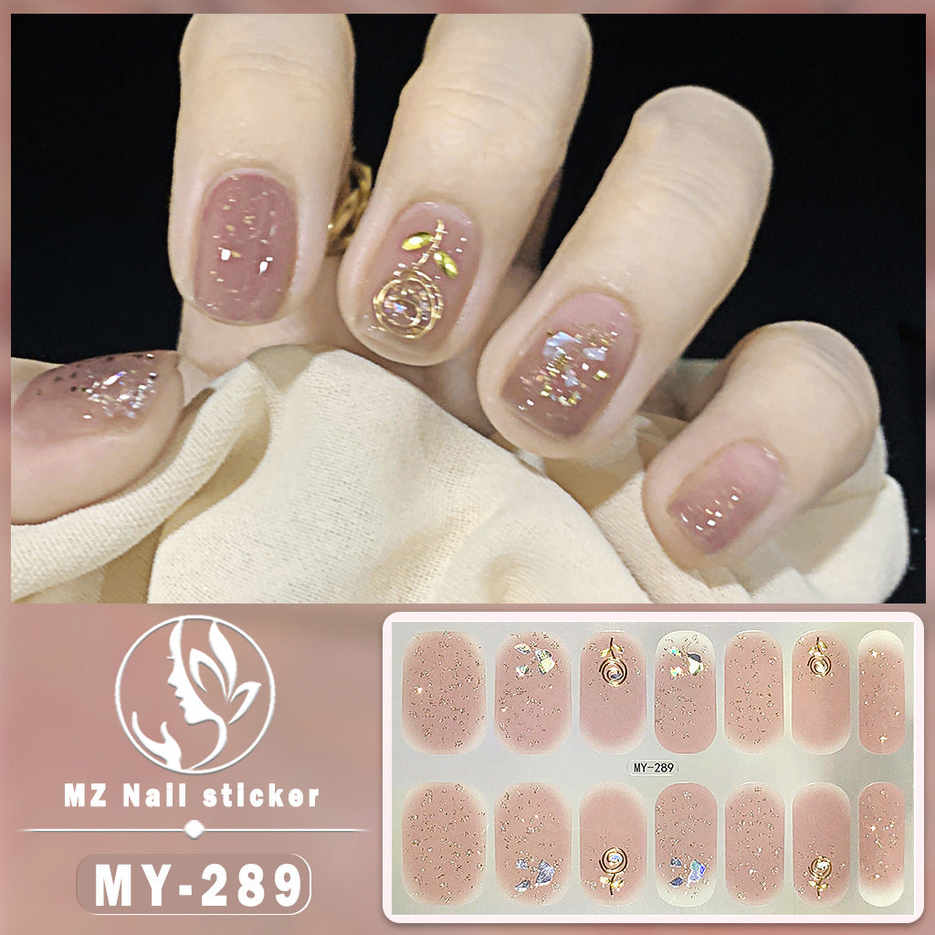 Wholesale MY Butterfly Baking Free Gel 5D Waterproof Diamond Like Nail Polish Stickers