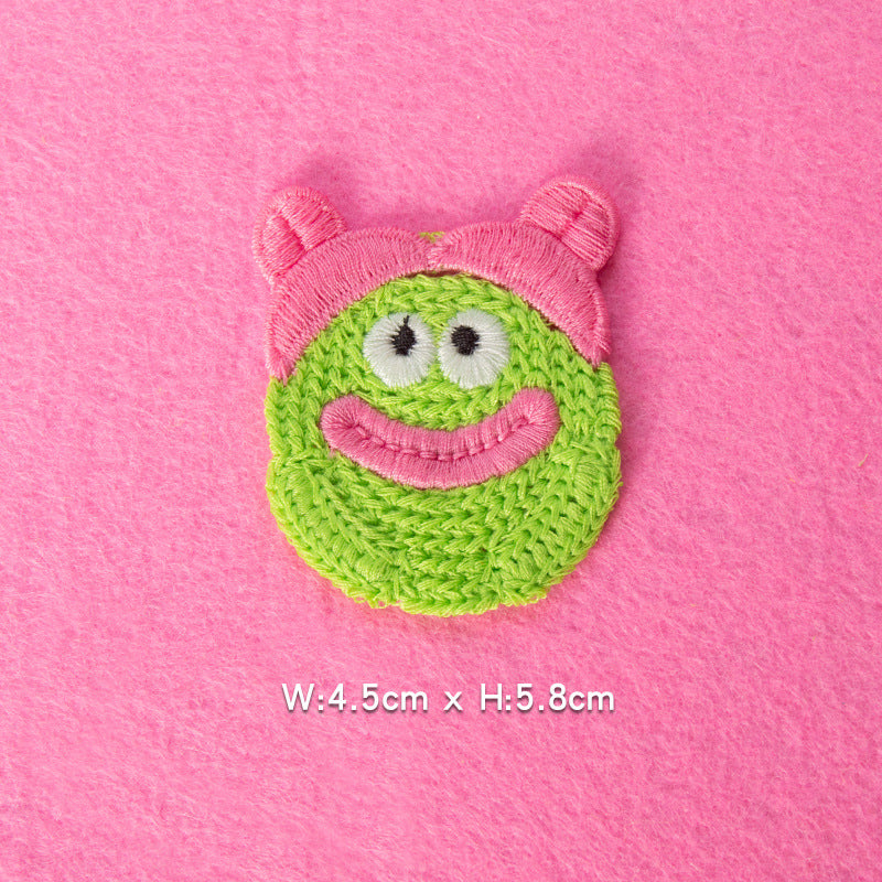 Wholesale Cartoon Pig Embroidered Patch Cute DIY Sewing Accessory For Clothing Towel Home Decor