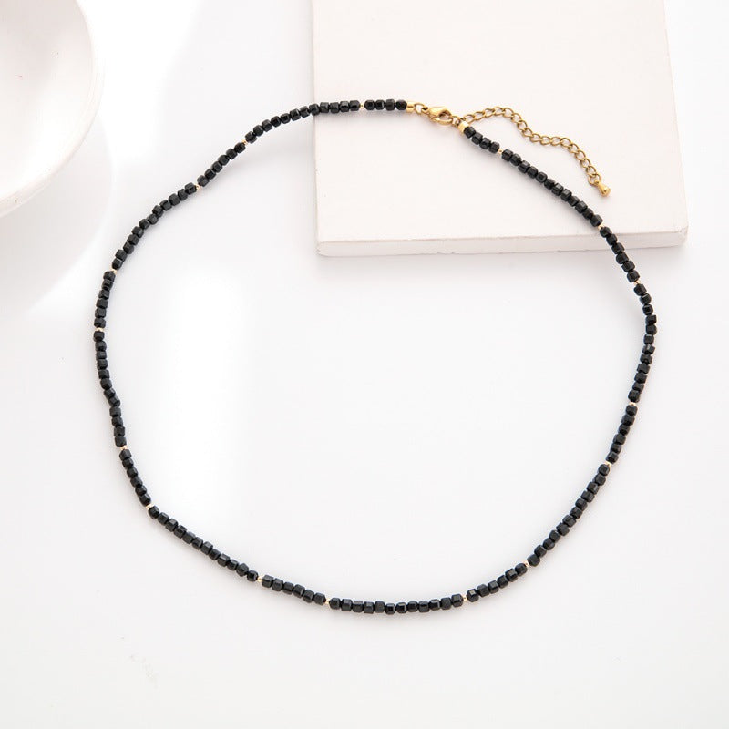 Wholesale Colorful natural stone necklace