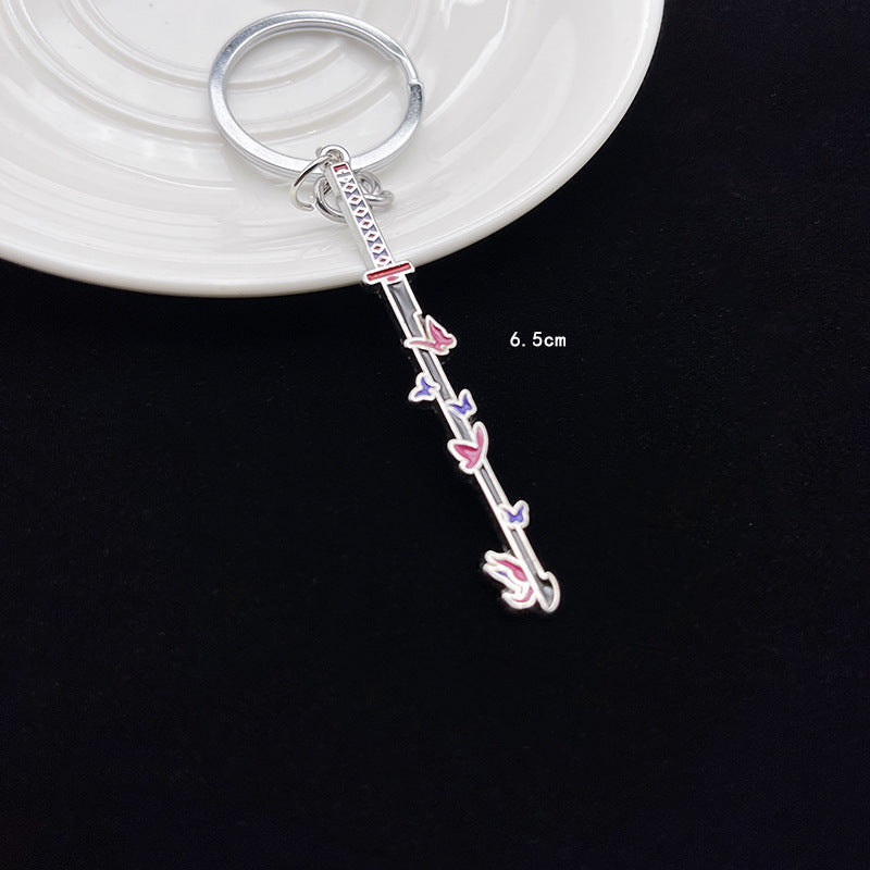 Wholesale Anime Demon Slayer Peripheral Weapons Alloy Keychains