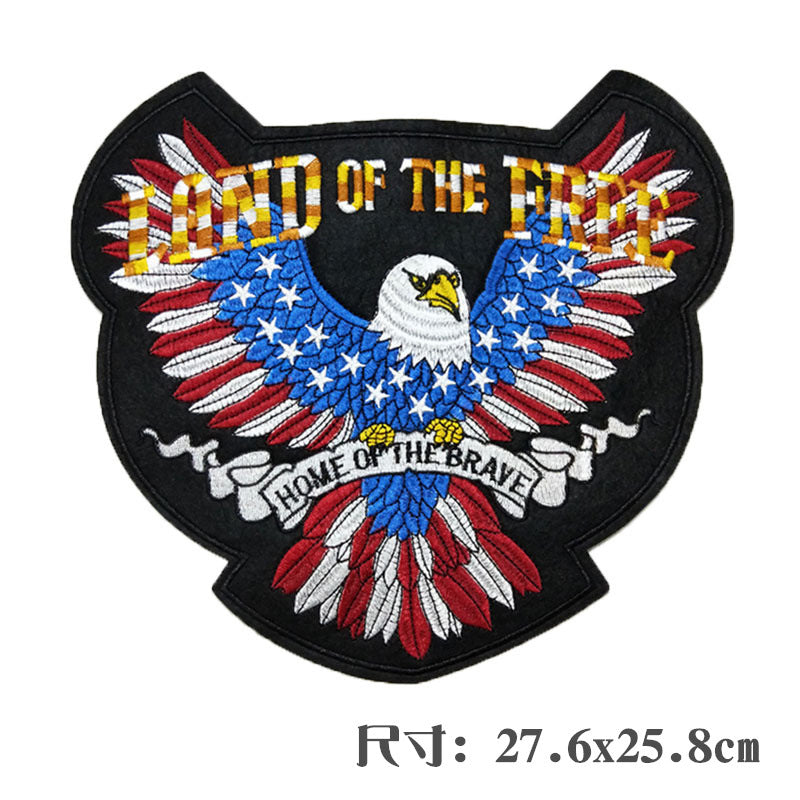 Wholesale Large punk style clothing embroidery DIY Patches