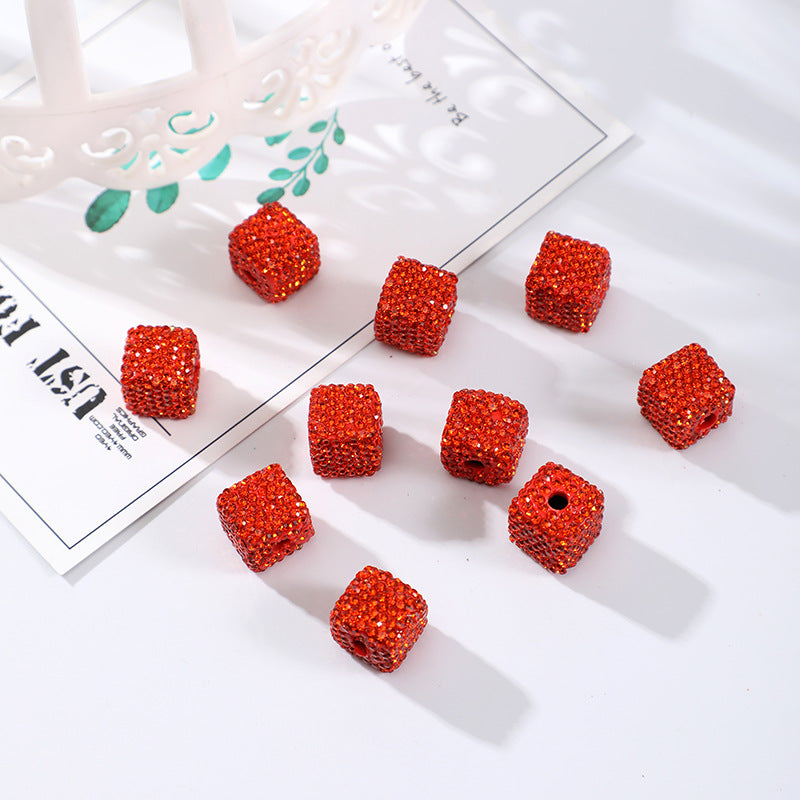 Wholesale 100PCS Valentine’s Day DIY Square Diamond Ball