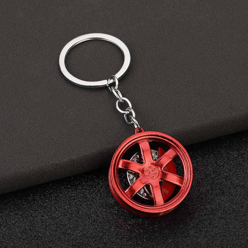Wholesale Car Wheel Metal Keychain