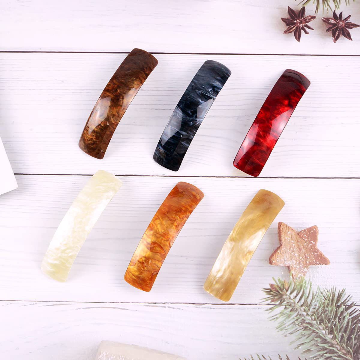 Wholesale Acrylic Spring Clip Half Ponytail Hair Clip