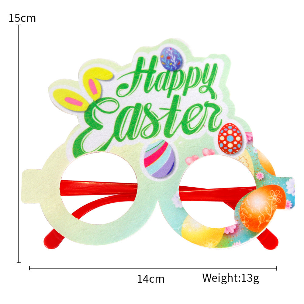 Wholesale Easter Glasses Children Adult Holiday Party Decoration Supplies Rabbit Egg Glasses Frame