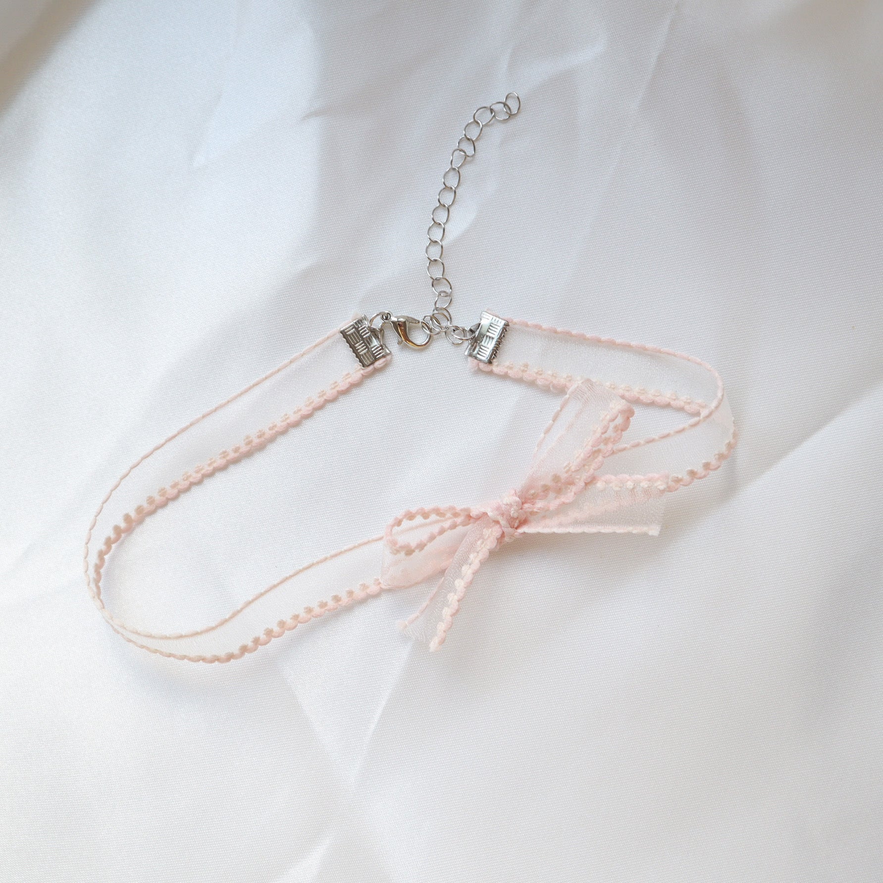 Wholesale Girls' Pink Heart Butterfly Clavicle Necklace