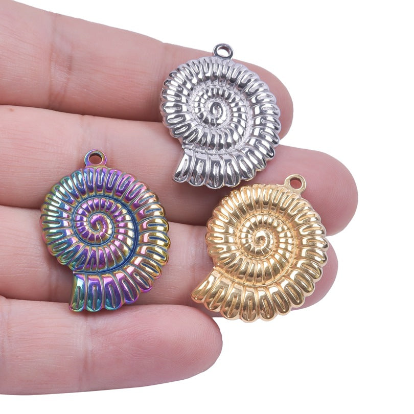 Wholesale Colorful Golden Spiral DIY Jewelry Accessories