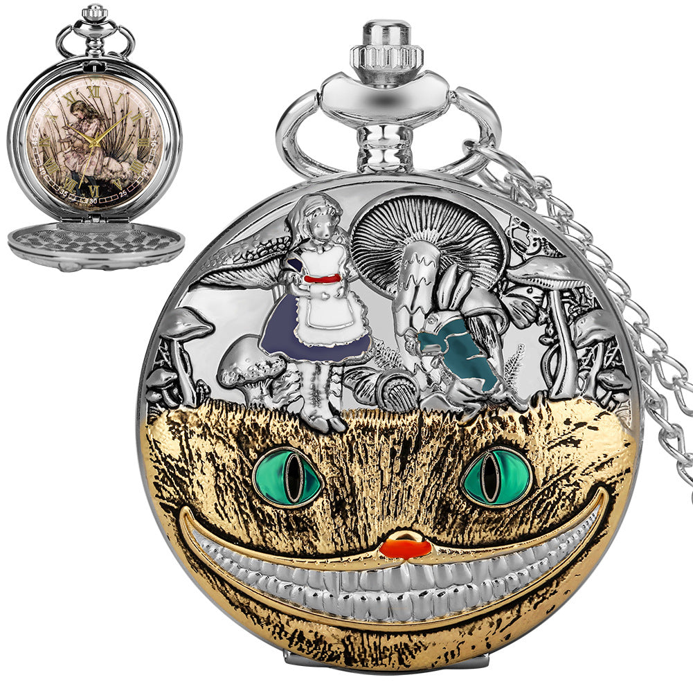 Wholesale Vintage Epoxy Alloy Pocket Watch