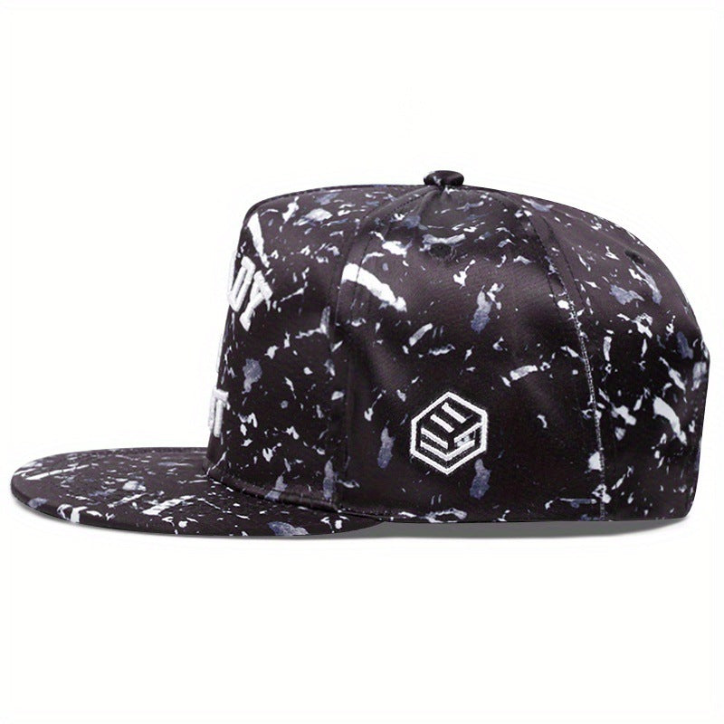 Wholesale Camouflage Street Embroidery Lettering Flat Brim Baseball Cap