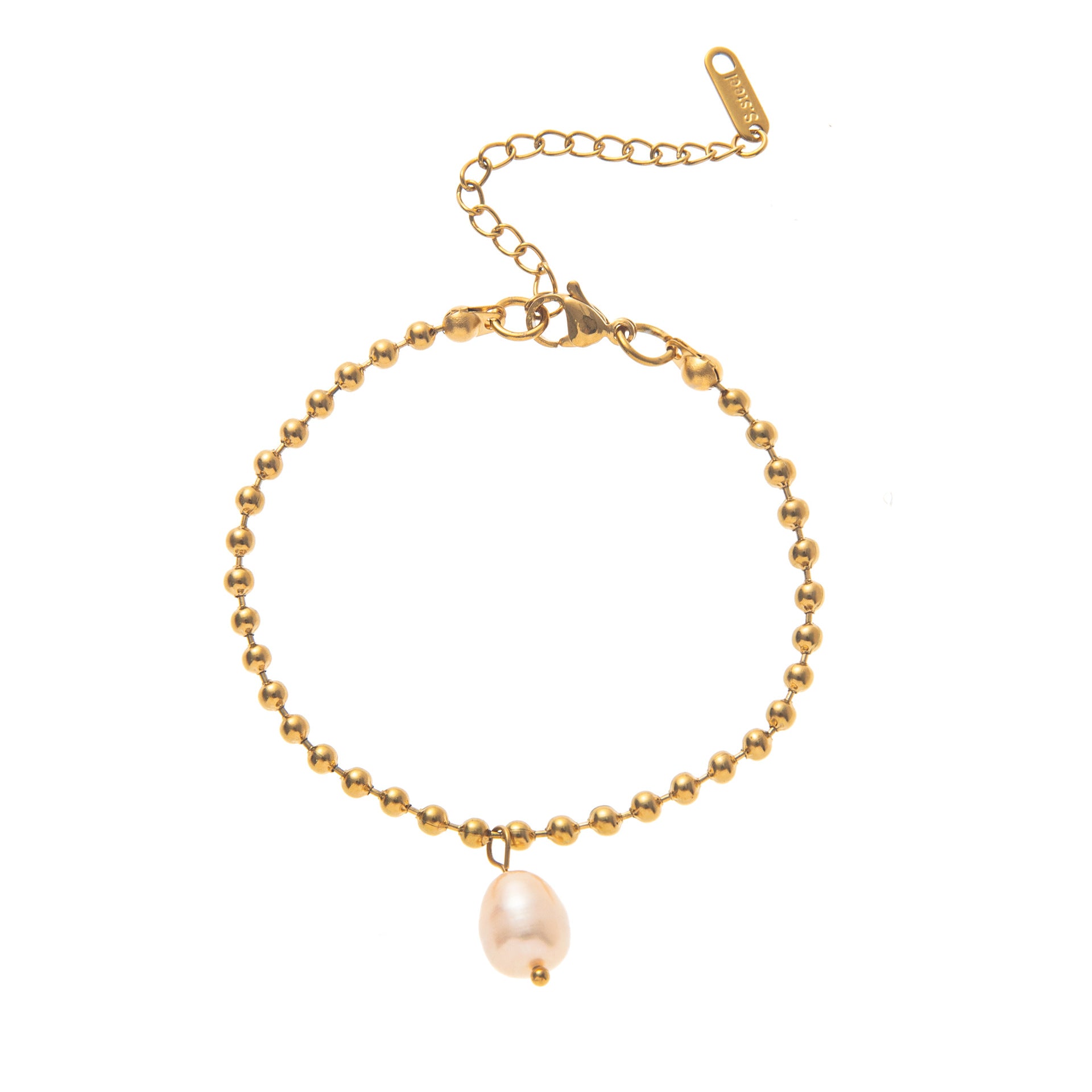 Wholesale Irregular Baroque Pearl Bracelet Light Luxury  Freshwater Pearl Bracelet for Women