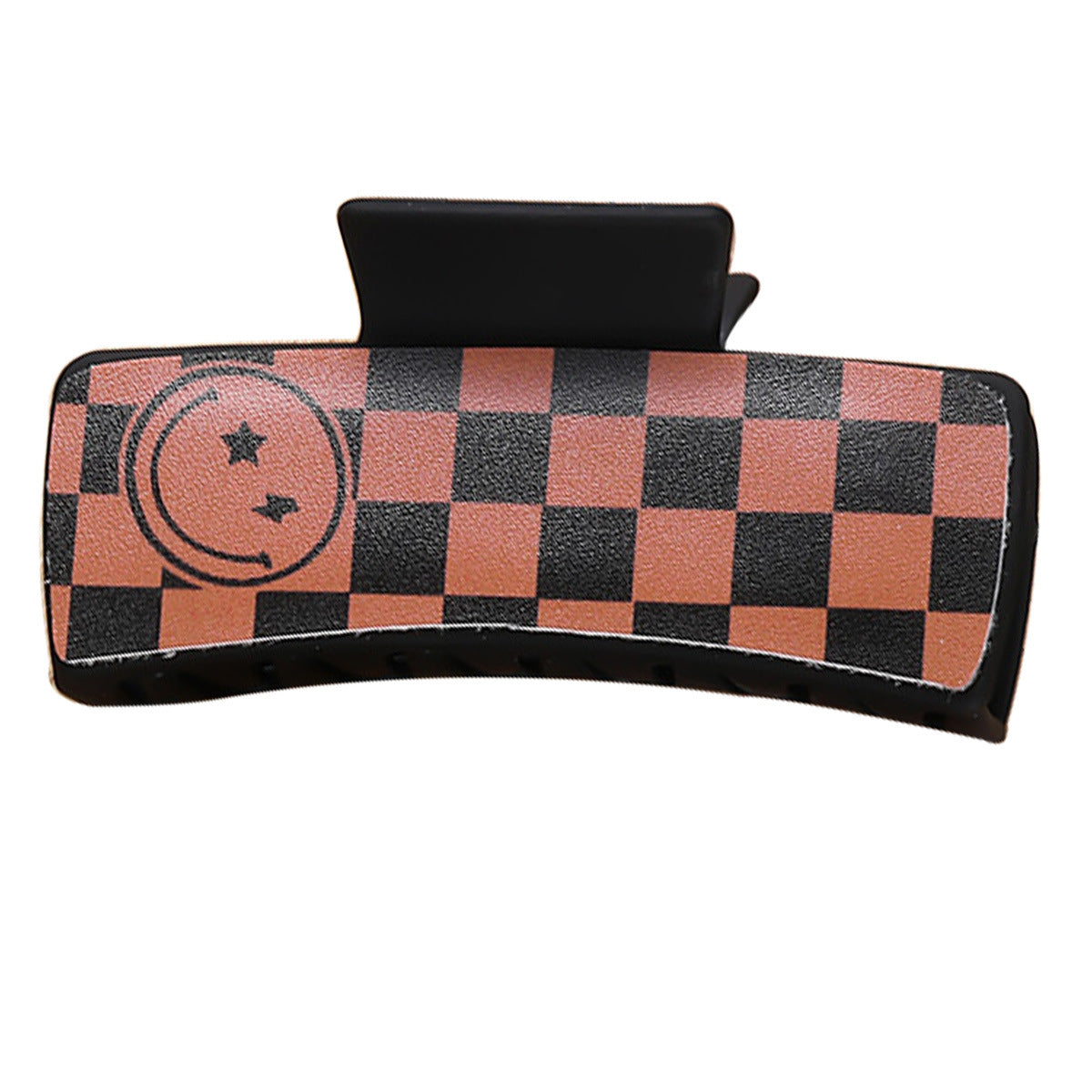 Wholesale red black chessboard square hairpin Hair Clips