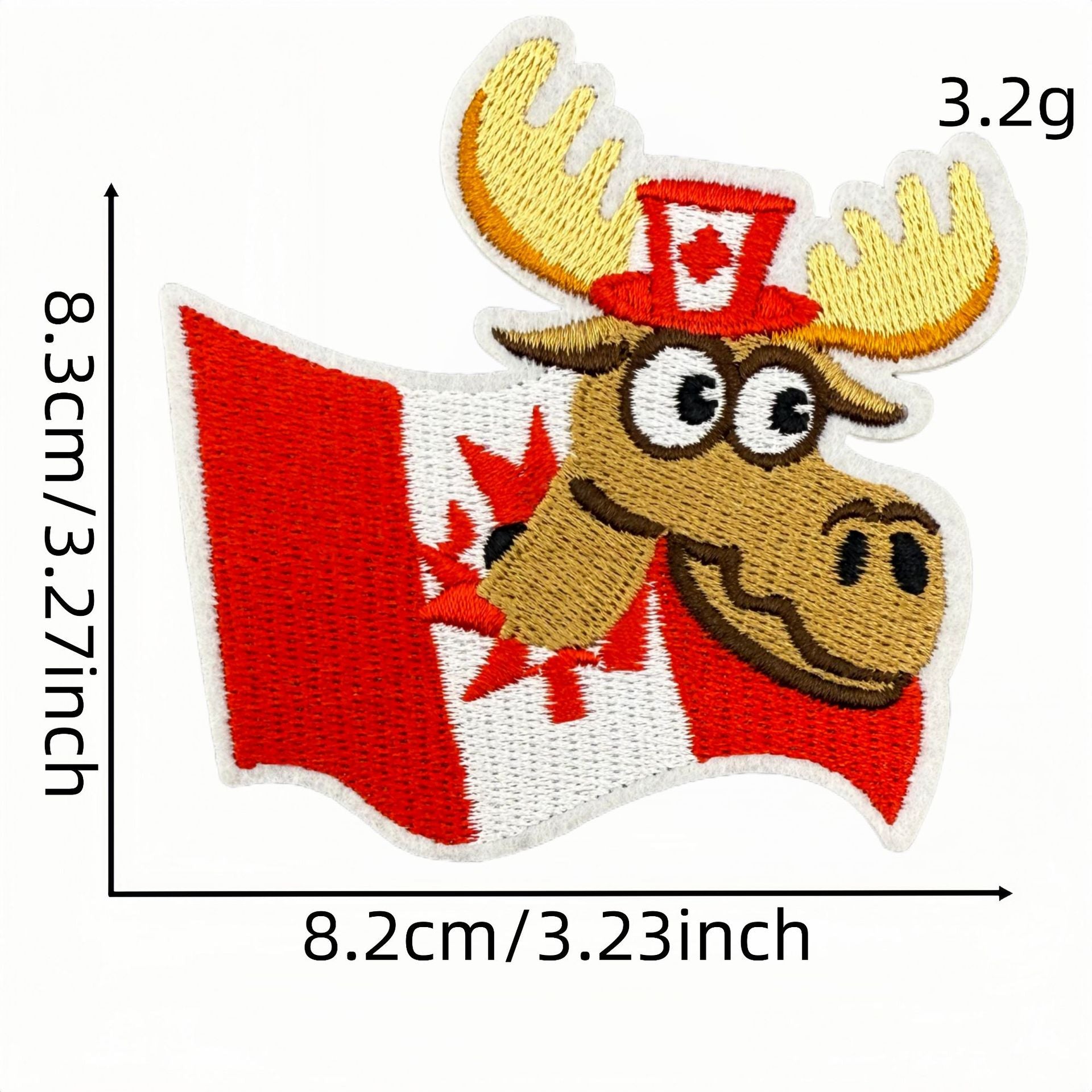 Wholesale Red Cartoon Maple Leaf DIY Patches
