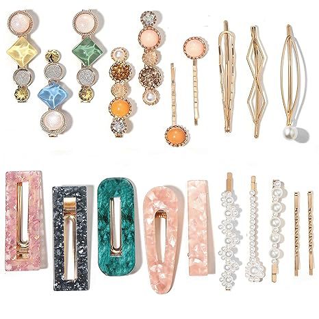 Wholesale ins Pearl Hairpin Set Acrylic Acetate Hairpin Combination Hair Accessories