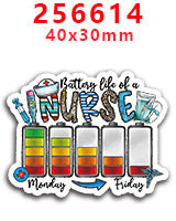 Wholesale Random 30pcs Pink Christmas Nurses' Day Acrylic Flatback