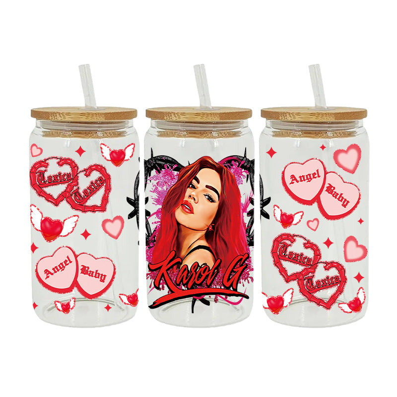 Wholesale Cartoon Cute Trendy Character Theme 16oz Cup UV DTF Wraps