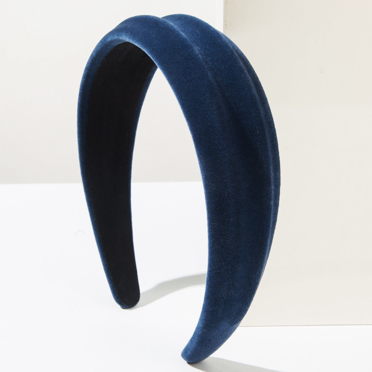 Wholesale Concave and convex velvet headband with simple wide brim hair accessories