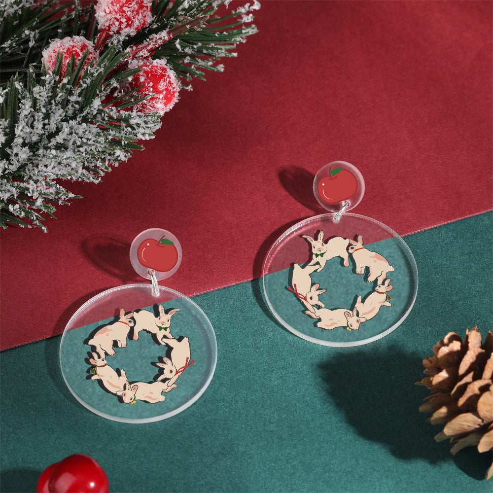 Wholesale Christmas Tree Earrings