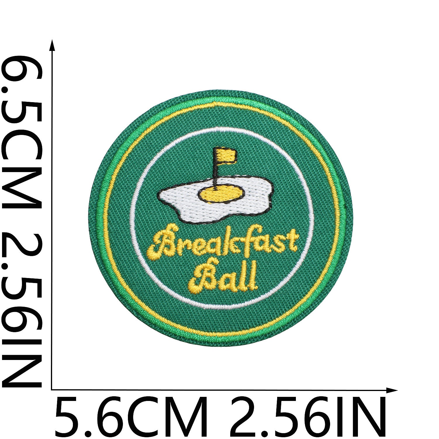 Wholesale Chic Golf Club Embroidered Patch Polyester Clothing Decorative Accent Casual Everyday Use
