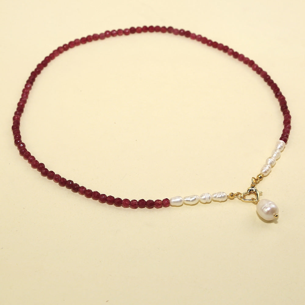 Wholesale Natural Stone Freshwater Pearl Necklace