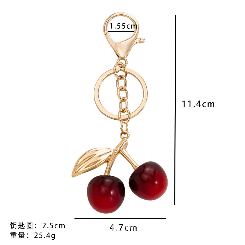 Wholesale 10pcs Cherry keychain