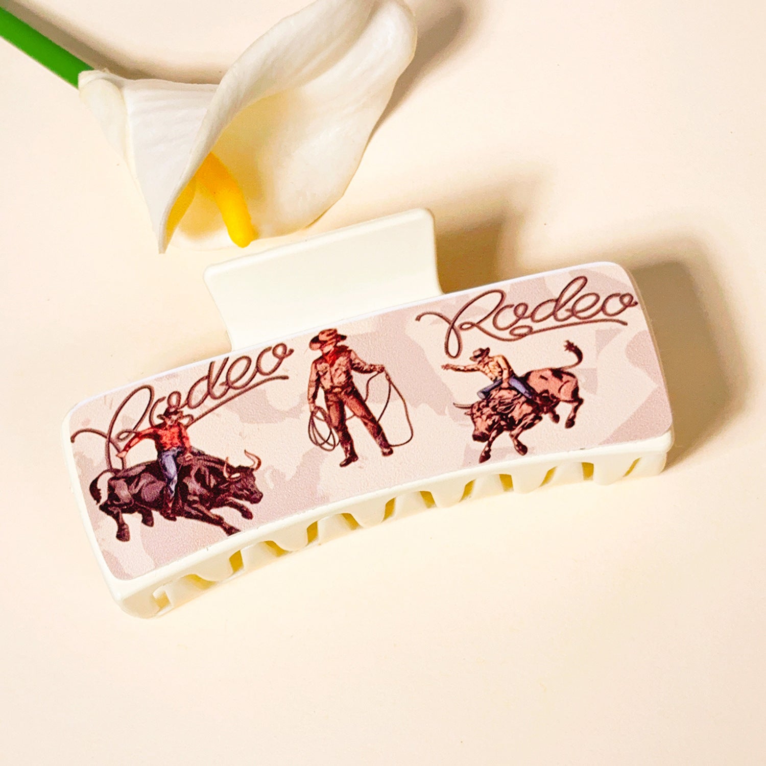 Wholesale Western cowboy print leather grabber