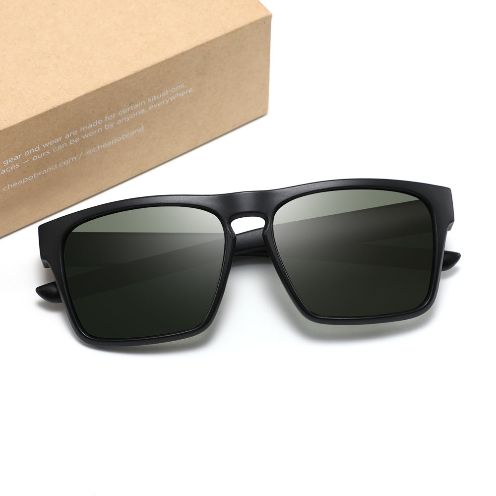 Wholesale Square Frame Polarized PC Sunglasses