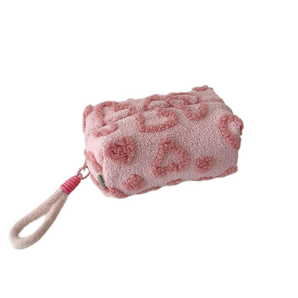 Wholesale  Heart Plush Storage Bag