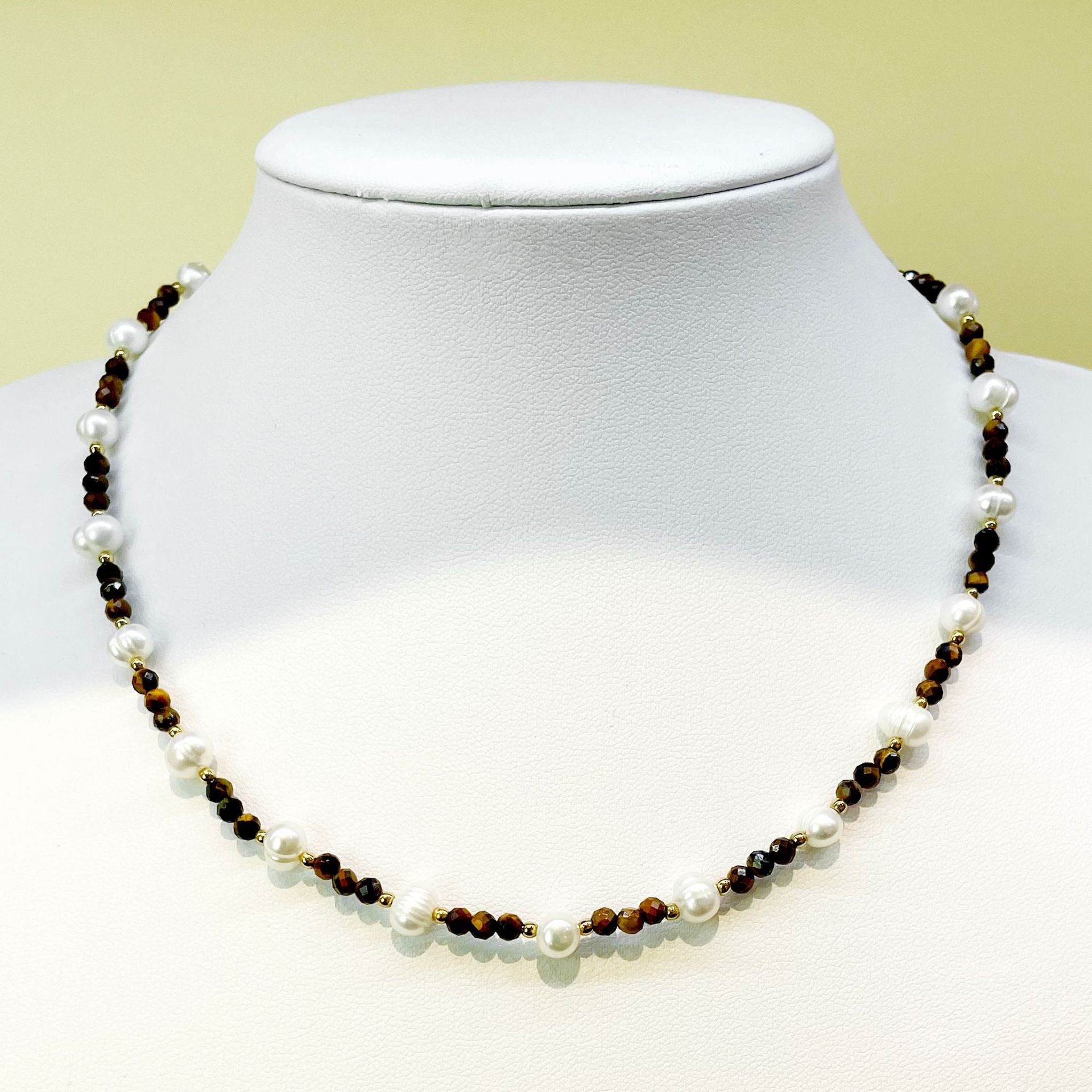 Wholesale Boho Colorful Natural Stone Natural Pearl Necklaces