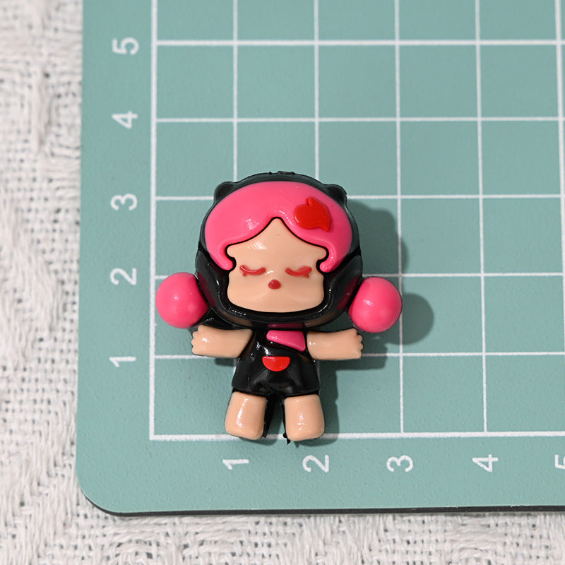 Wholesale 5pcs/pack Cartoon with holes diy mobile phone chain  beaded pen 	OLY Exclusive